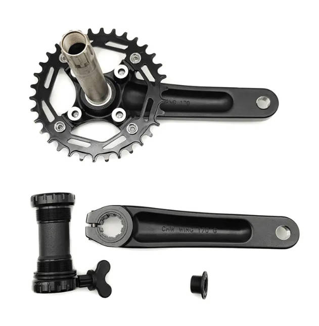 Aké sú významné výhody kovanej hliníkovej zliatiny AL6061-T6 v porovnaní s inými materiálmi pri aplikácii MTB Bike Single Chainwheel & Crank Set?